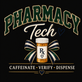 Pharmacy Tech Collegiate Emblem sweatshirt design